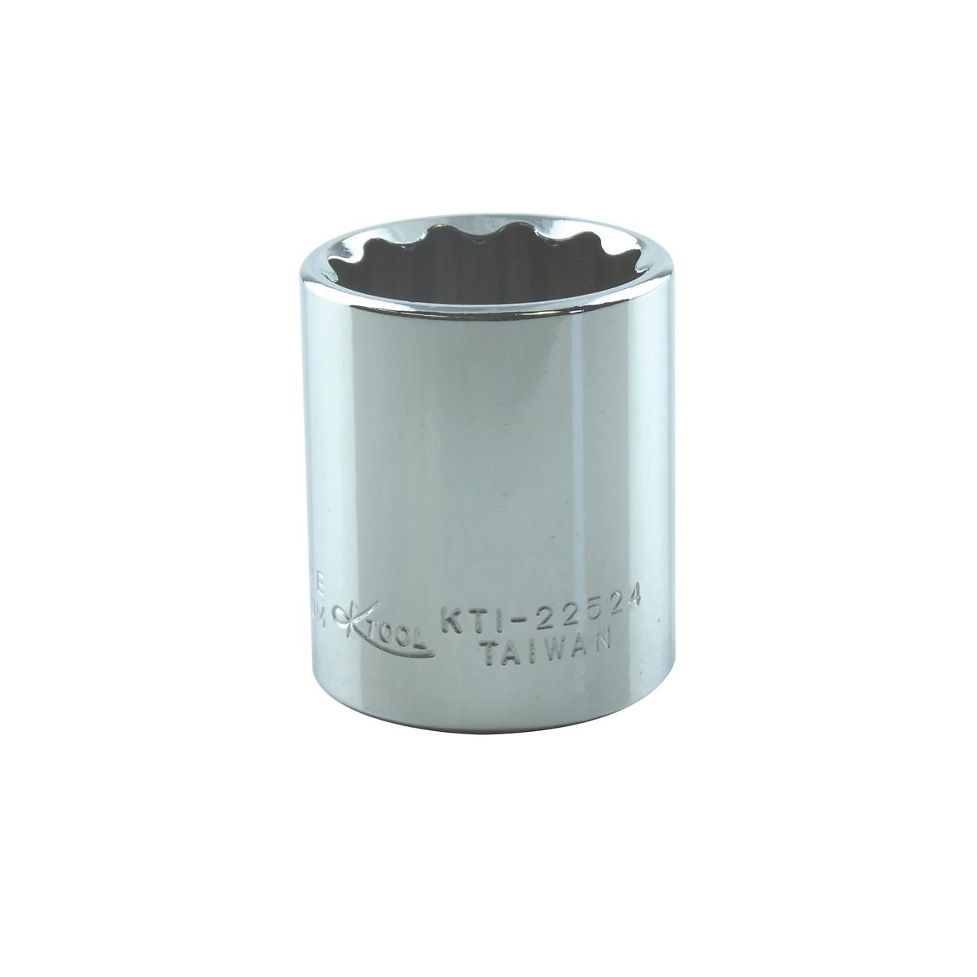 K Tool International 12-Point Short Socket — 3/4in., 3/8in. Drive, Chrome Vanadium Steel, Model# KTI22524